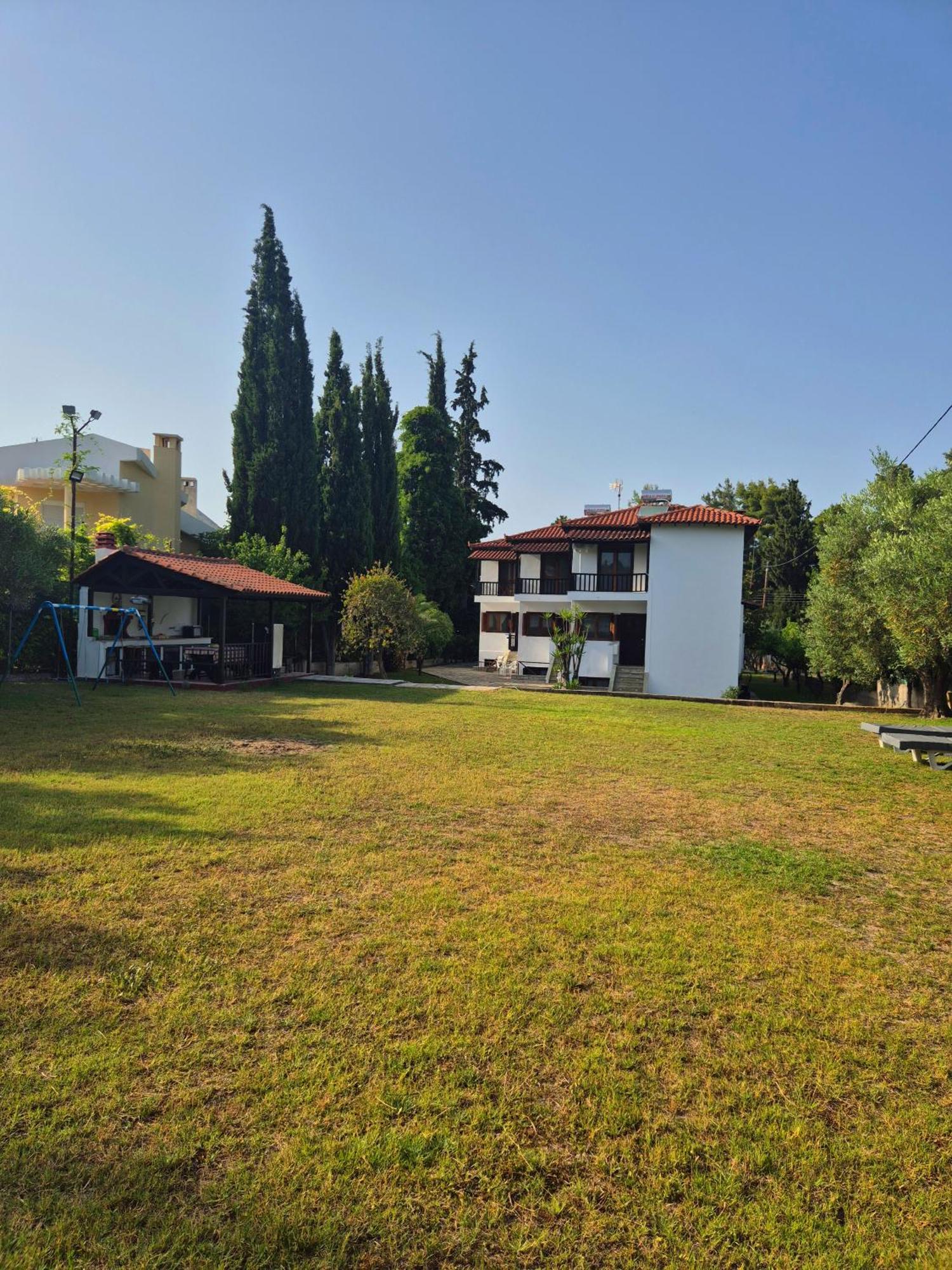 Geovilla Green & Blue 1 - Pefkochori Bagian luar foto