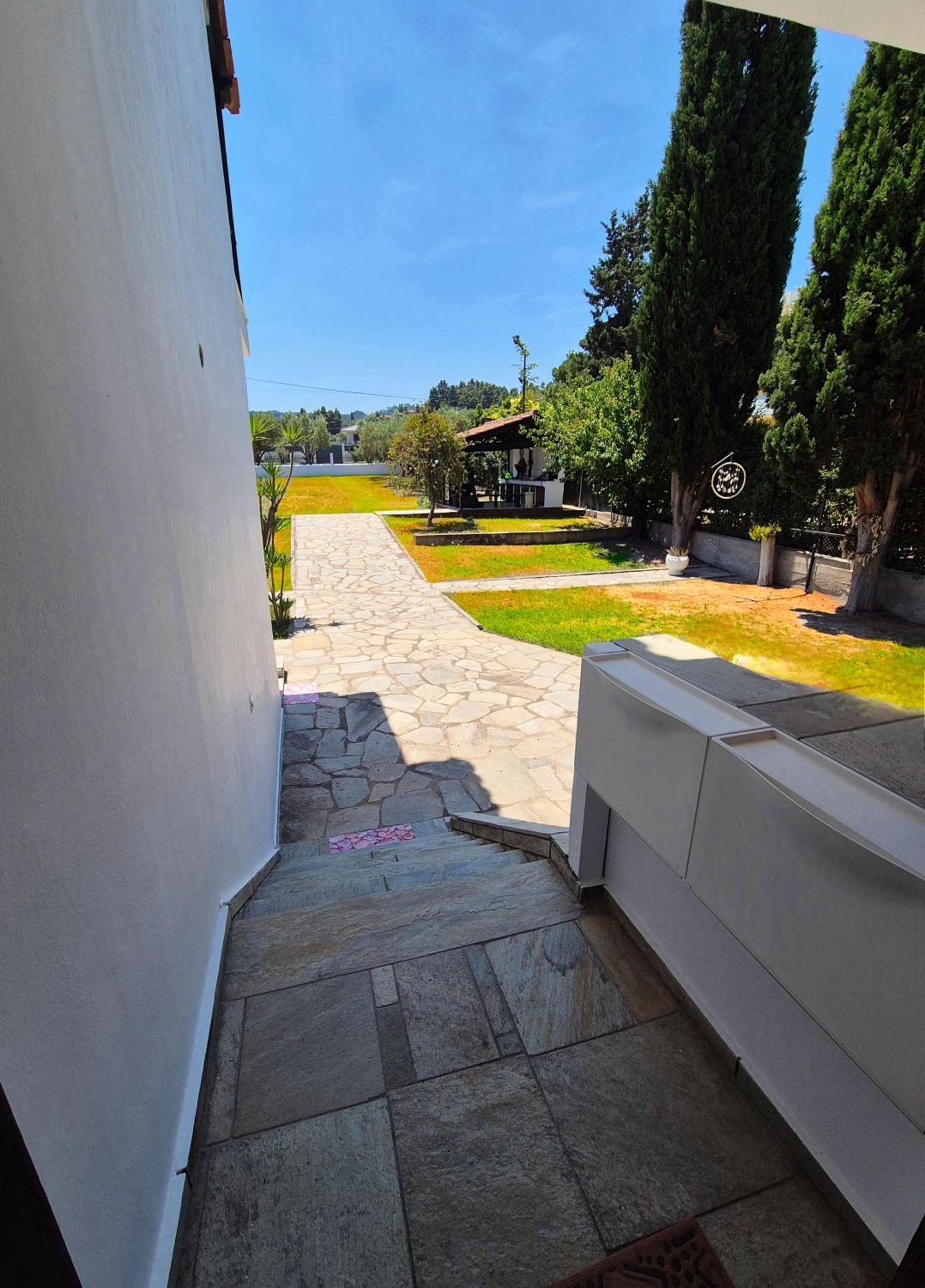 Geovilla Green & Blue 1 - Pefkochori Bagian luar foto