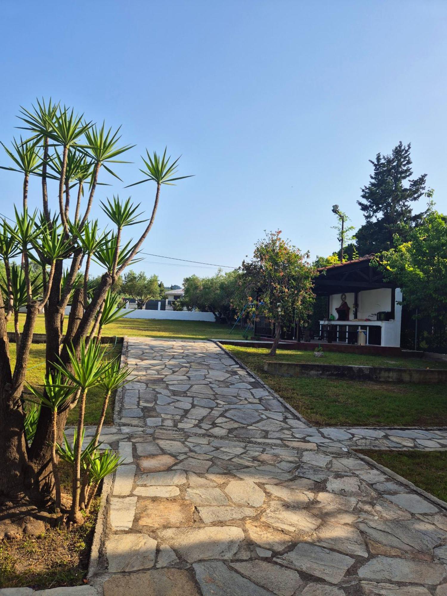 Geovilla Green & Blue 1 - Pefkochori Bagian luar foto
